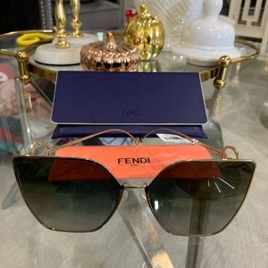 FENDI sunglasses- never worn- cat eye style